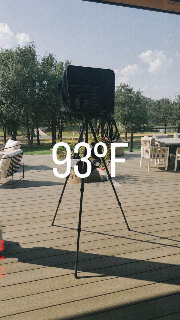 Deck station in the Hill Country